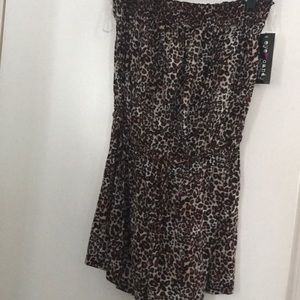 Leopard romper